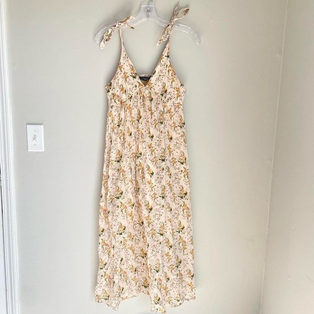 Primark Floral Tie Strap Midi Dress Cottagecore Coquette
